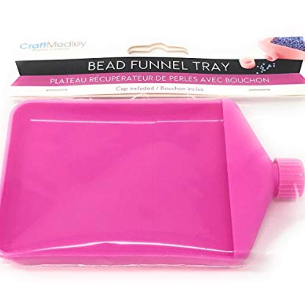 1 pc Bead Funnel Tray with Cap
